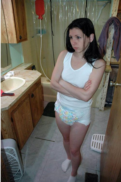 Forced diaper punishment teen girls