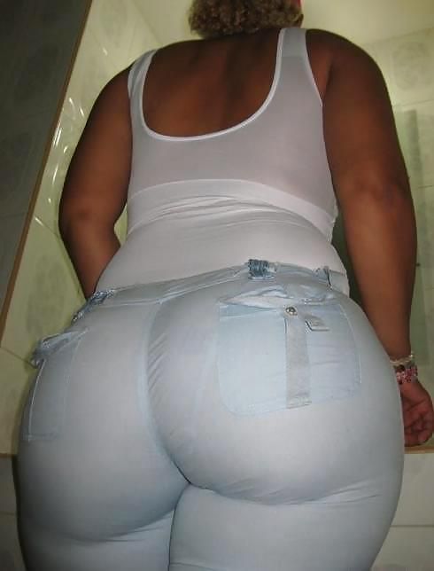 Fat white bbw ass