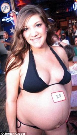Annual pregnant bikini contest