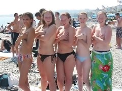 Topless beach czech gymnasts