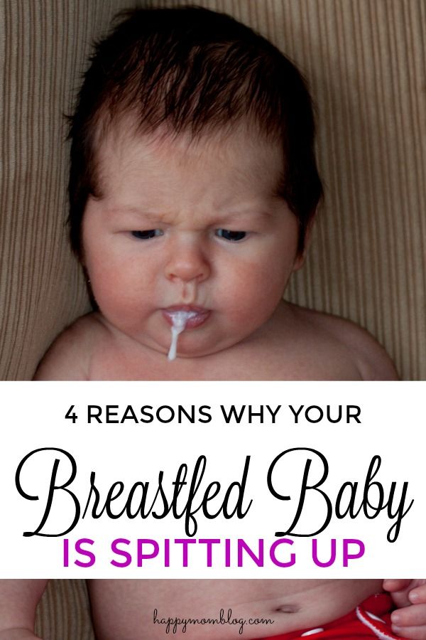Spitting up breast milk