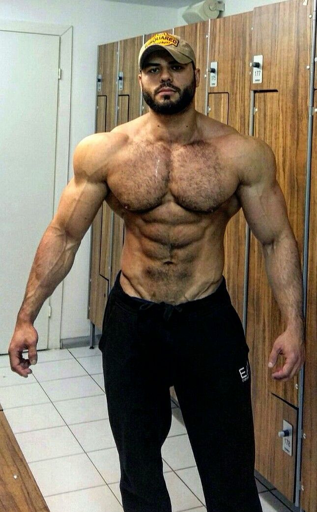 Men with very hairy bodies