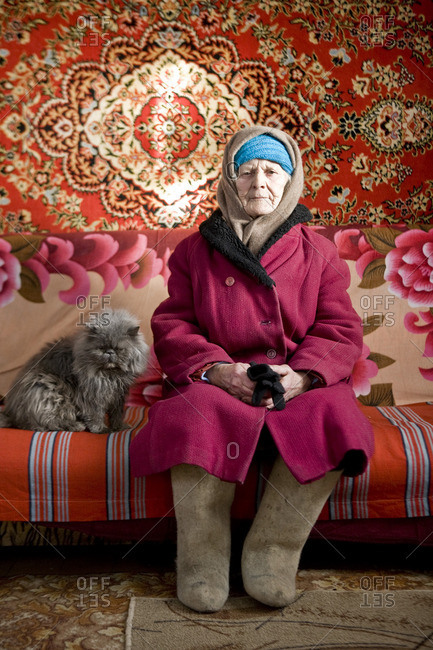 Mature russian older woman