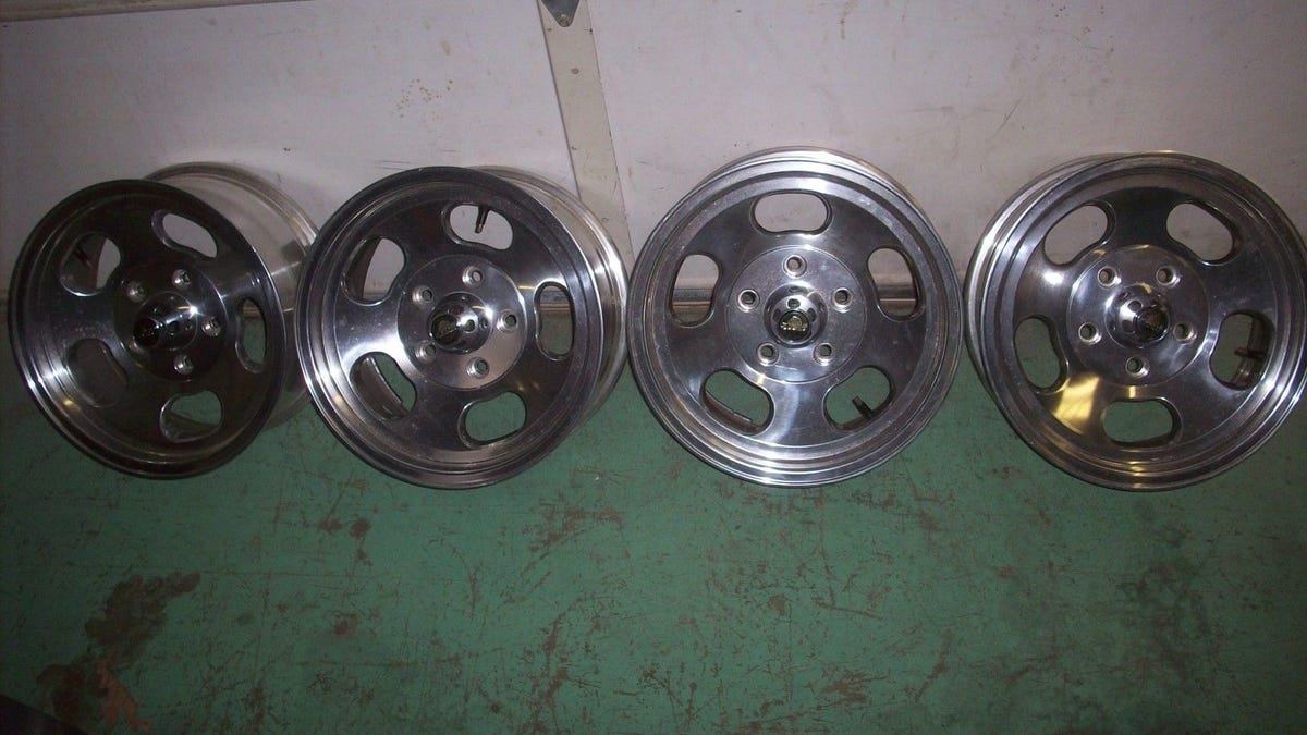 Vintage slotted mag wheels