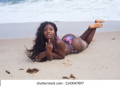 Ebony woman nude beach