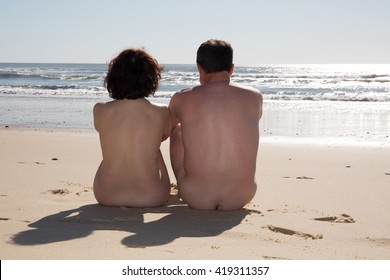 Naked with nudist family