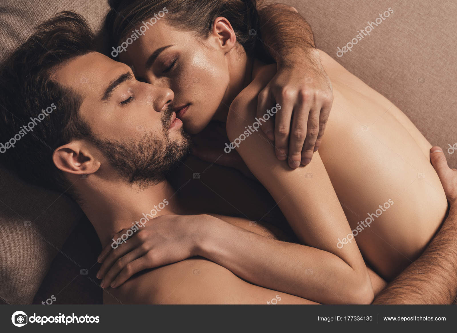 Sexy naked boys sleep together