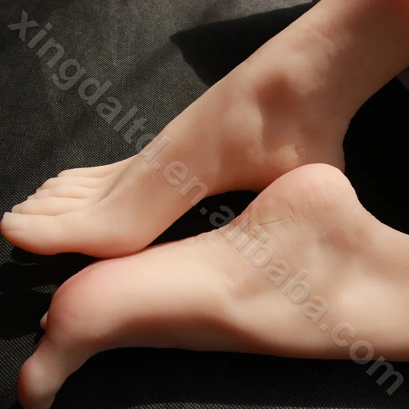 Sex toy silicone feet realistic