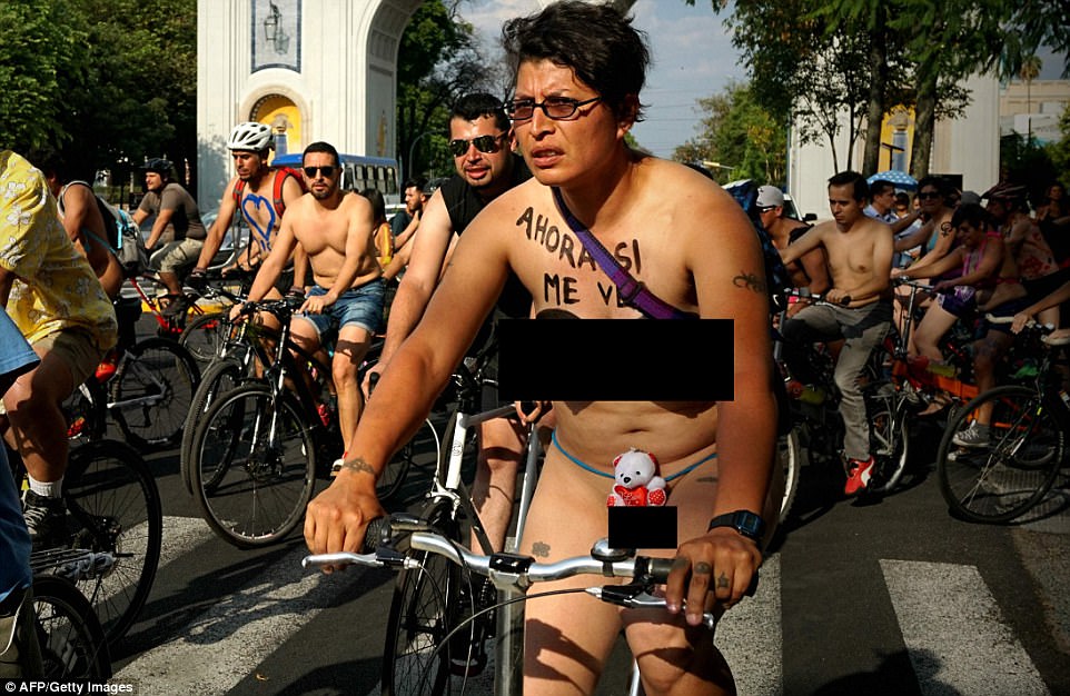 Miami world naked bike ride nude