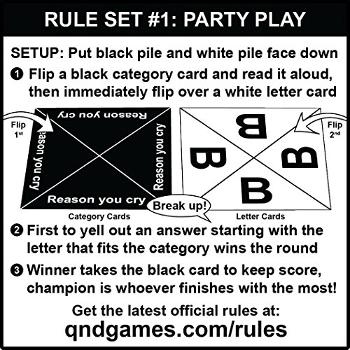Adult card game rule