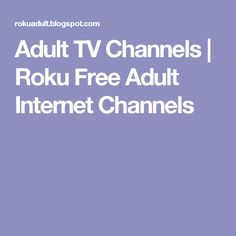 Online adult tv stations