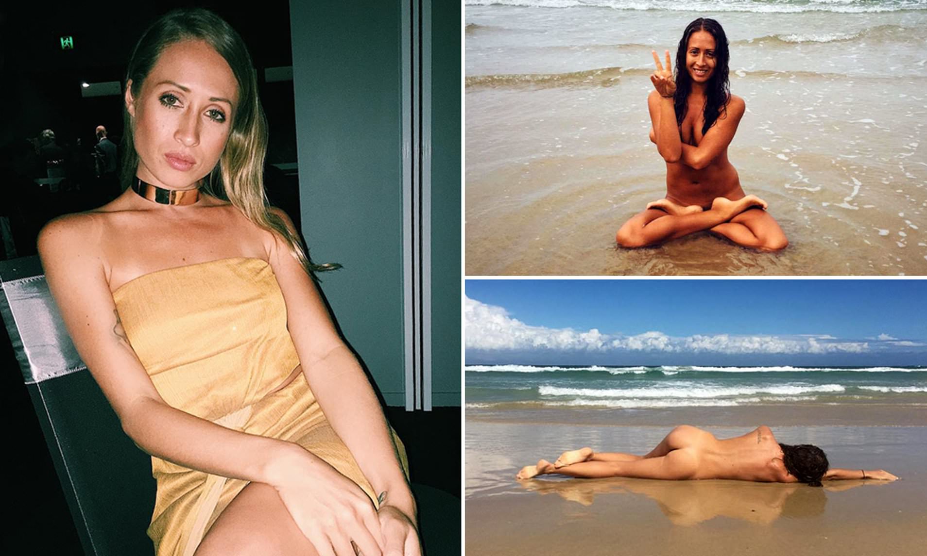 Vintage nudist beach girls nude