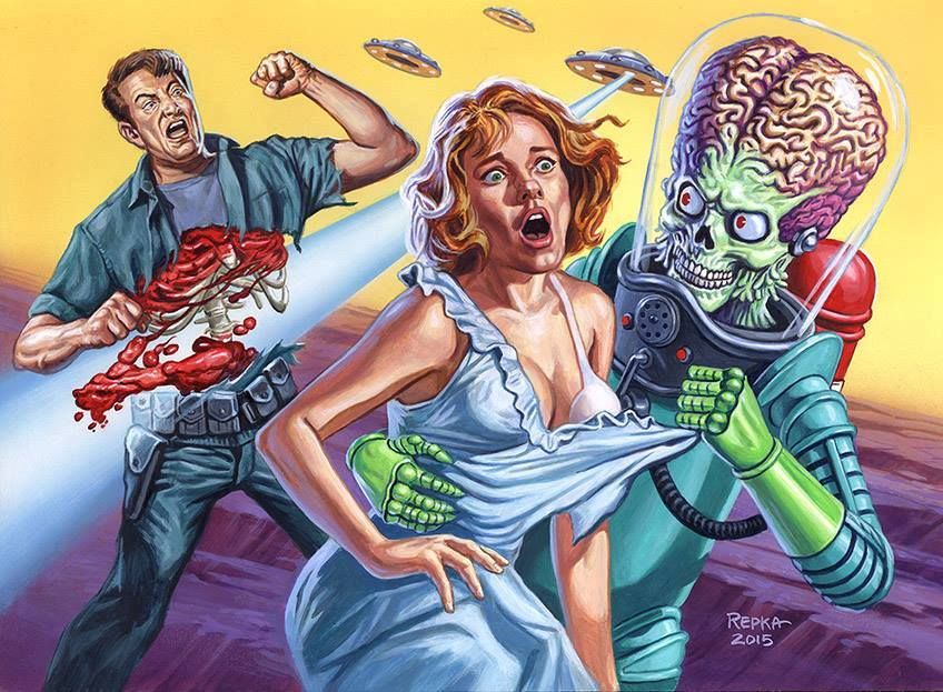 Science fiction alien sex comic
