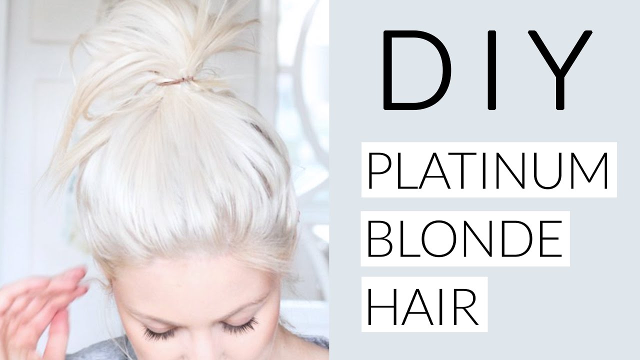 How to dye your hair white naturally