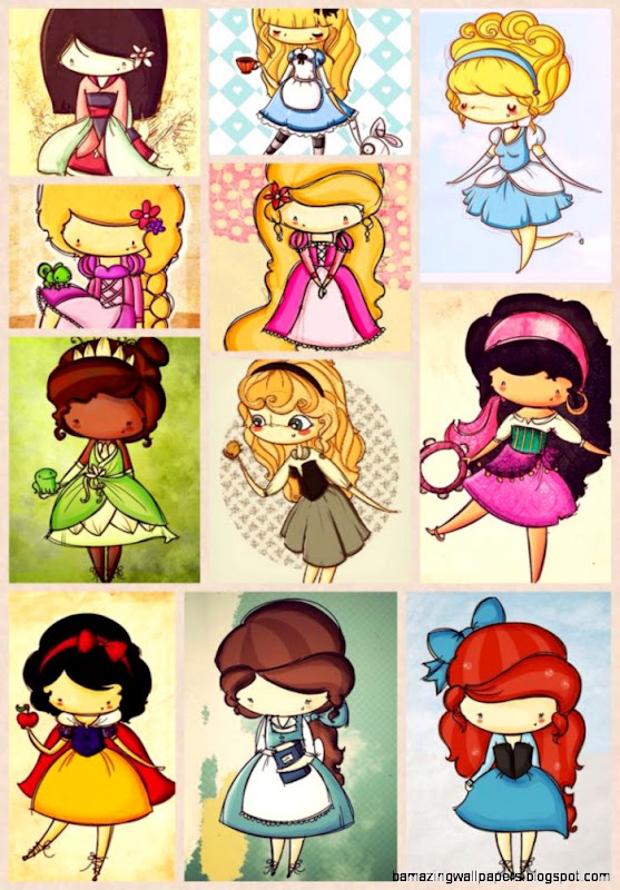 Cute disney princess drawings tumblr