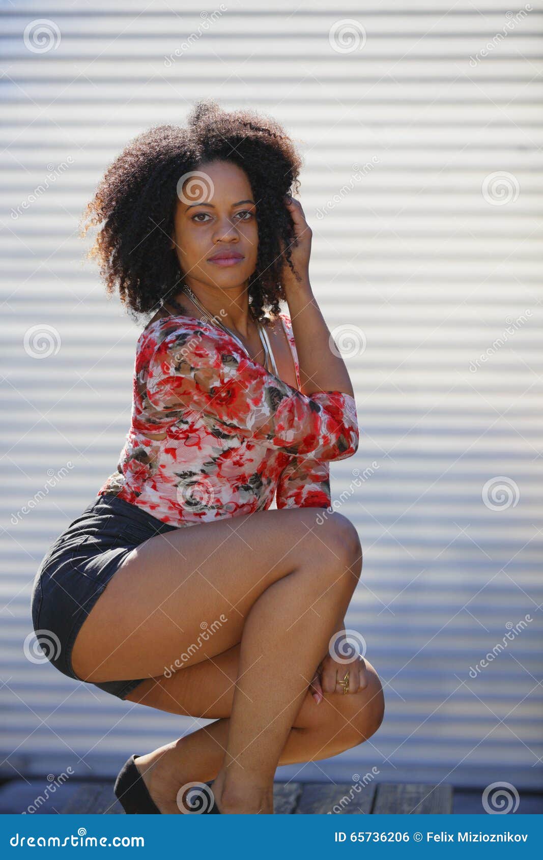 Posing women mature black
