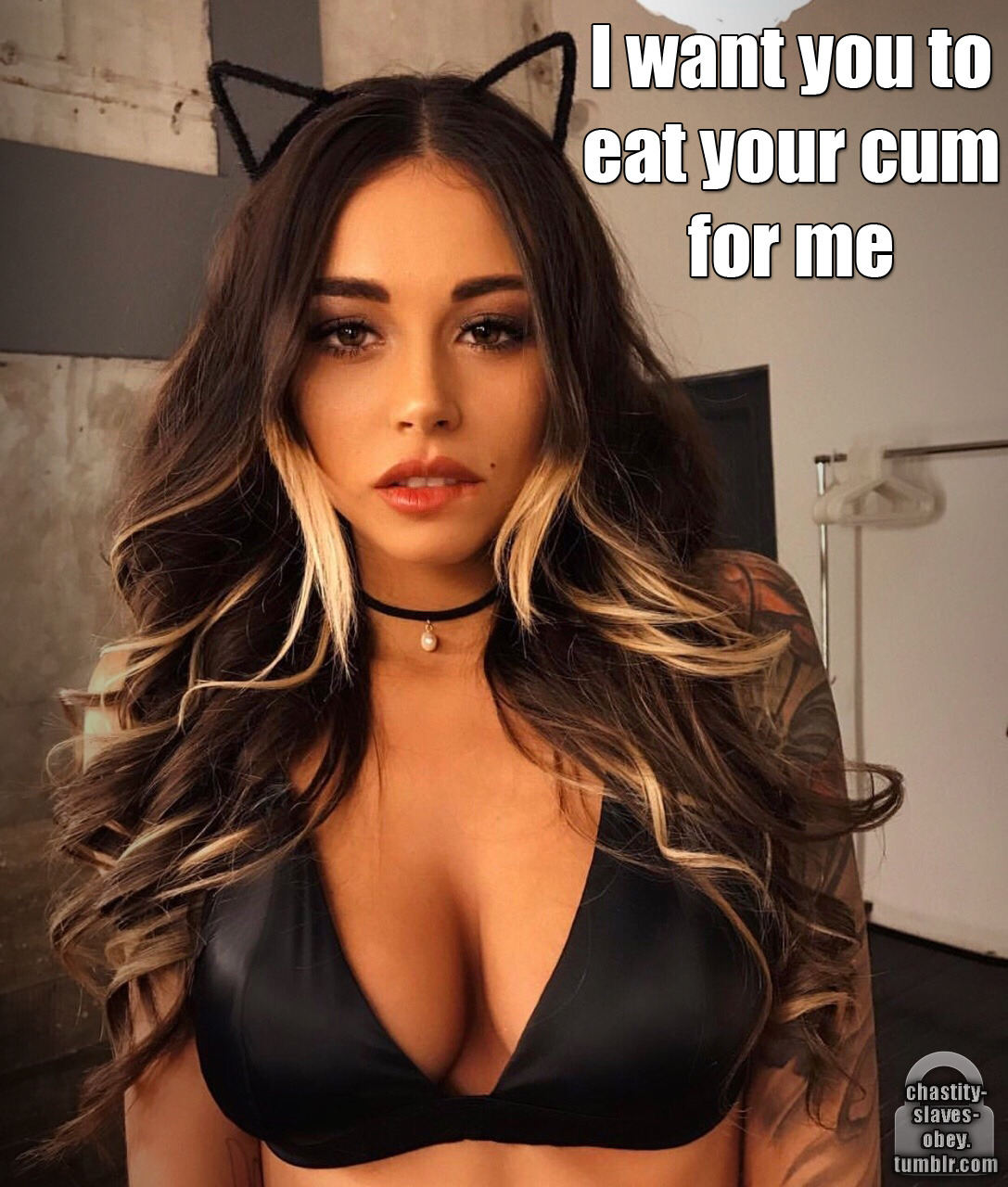 Captions tumblr eat for cum me