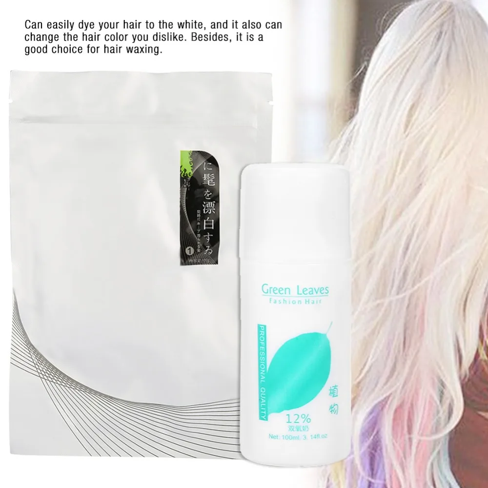 How to dye your hair white naturally