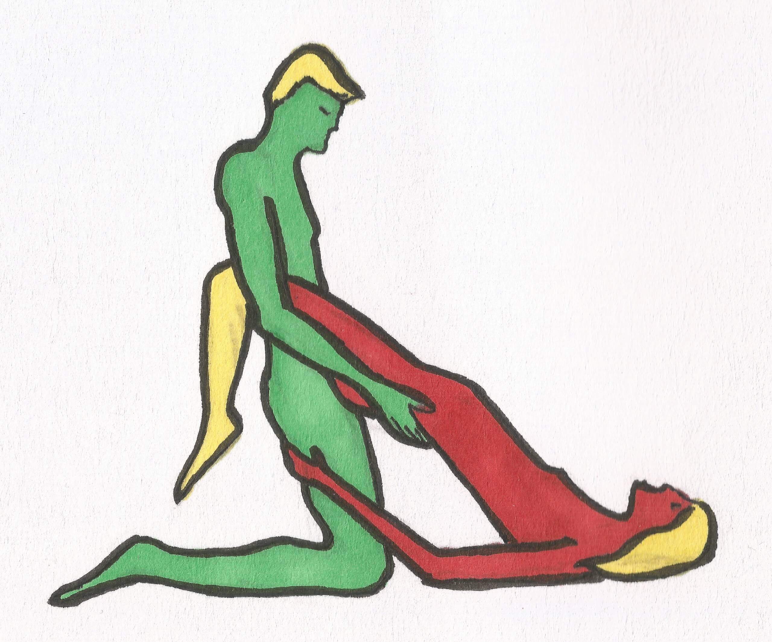 French twist sex position