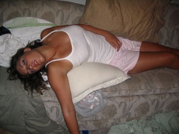Passed out milf porn