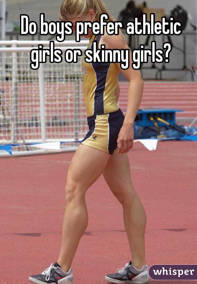Girls teen skinny athletic