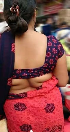 Indian sexy aunty back image