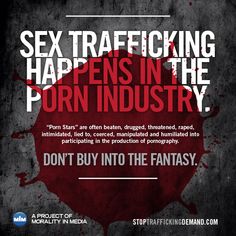 Human trafficking and pornography