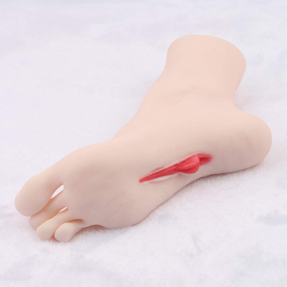 Sex toy silicone feet realistic