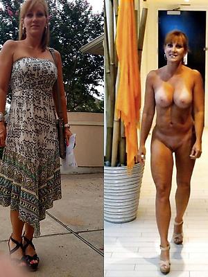 Wives dressed undressed nude