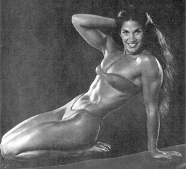 Nude women fitness vintage retro