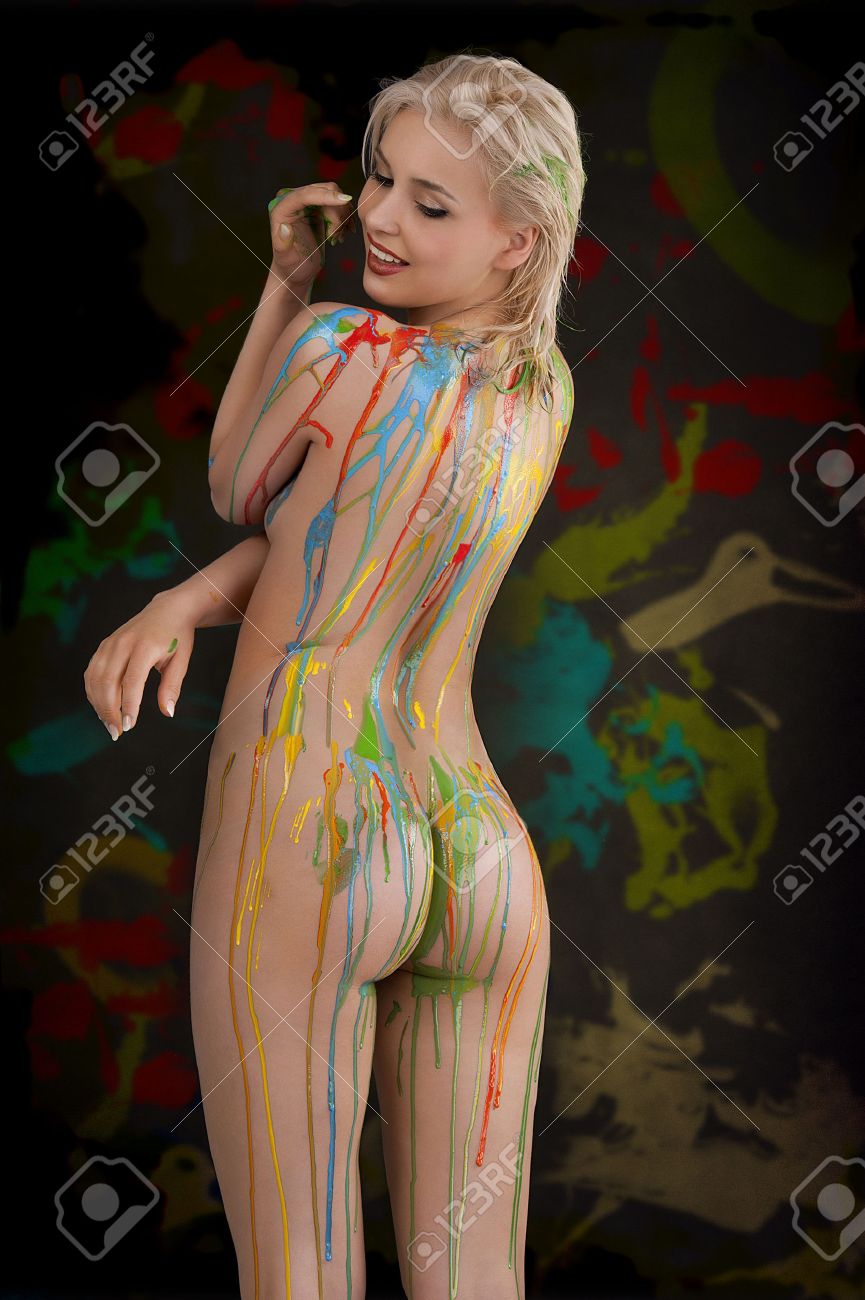 Paint on nude body