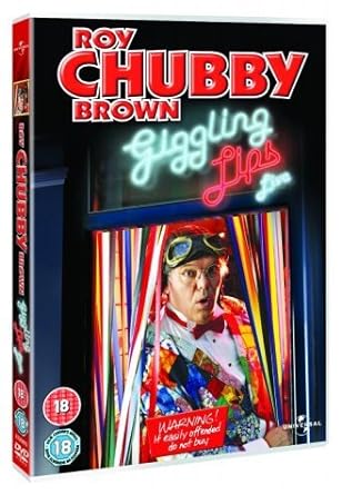 Chubby brown giggling lips