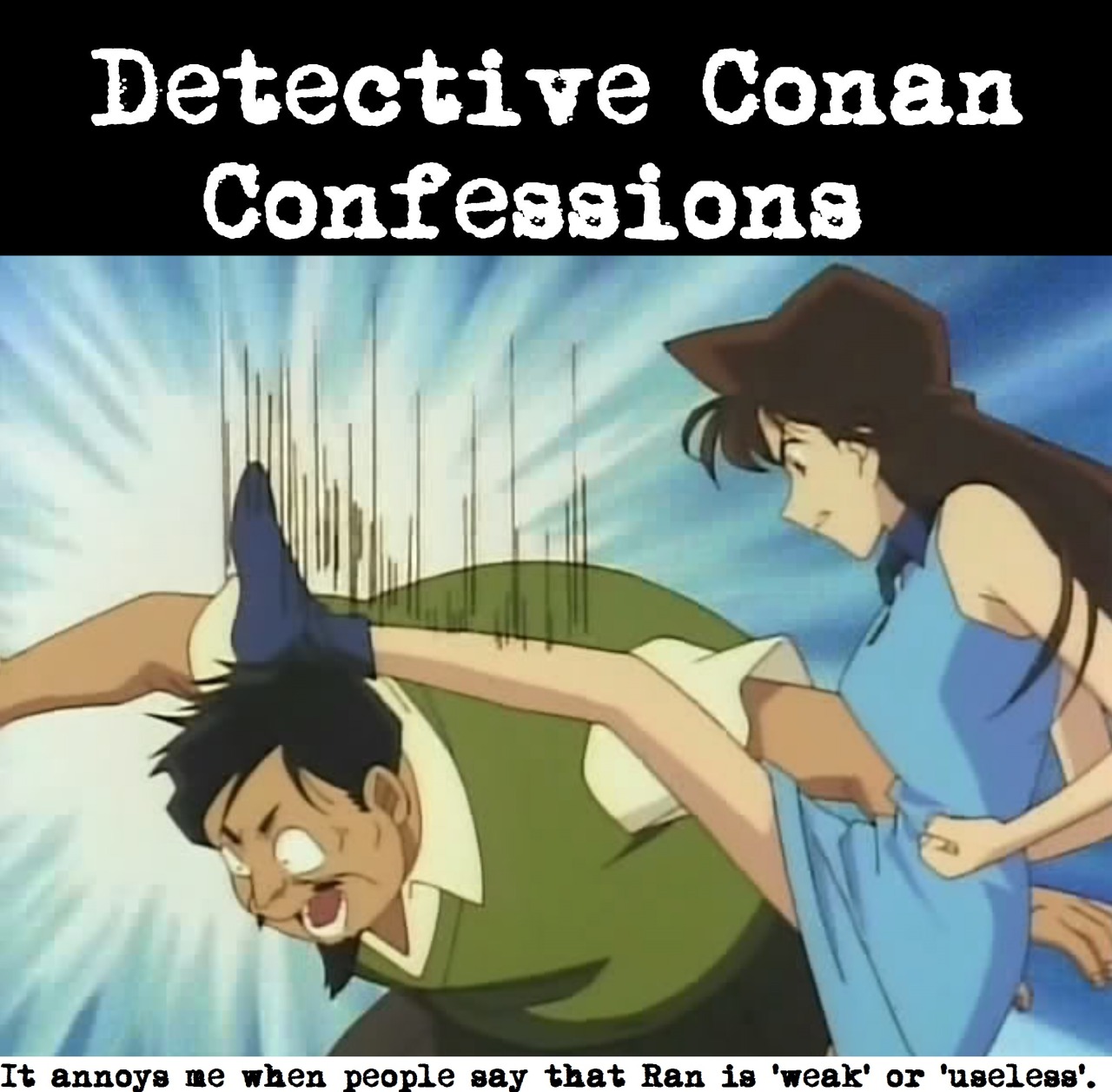 Detective conan ran ass