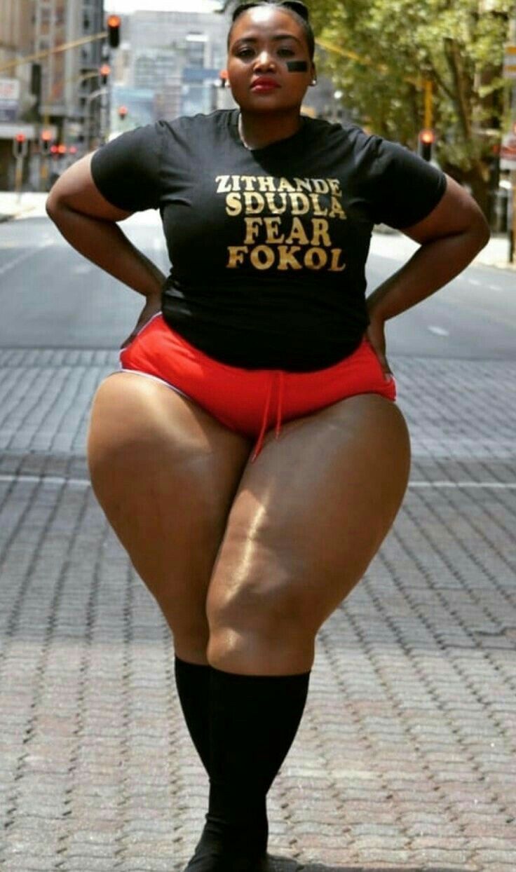 Big black thick thighs women