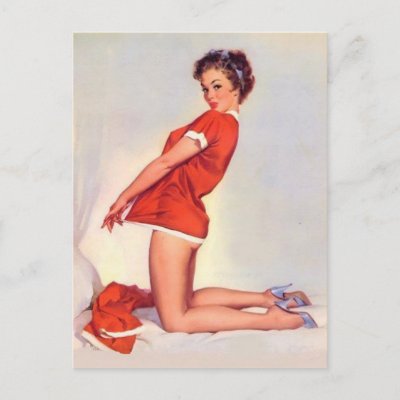Naughty vintage french pin up girl