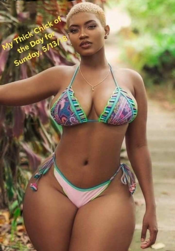 Thick black women bikini