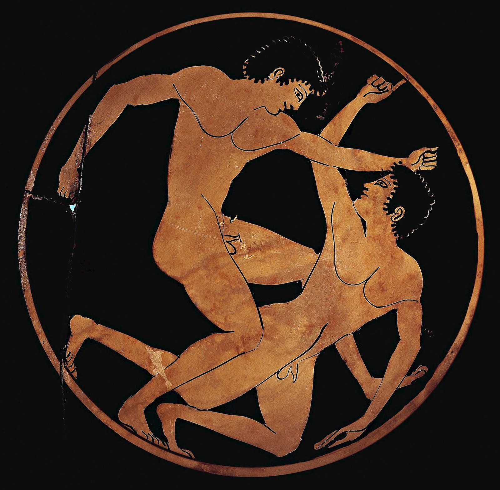 Ancient greek wrestling nude