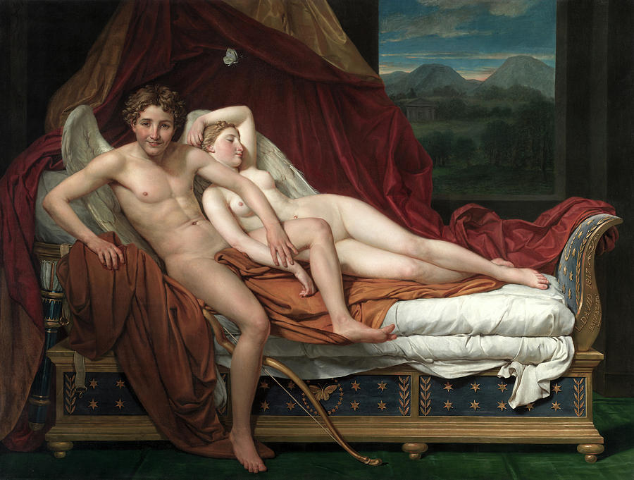 Jacques louis david cupid and psyche