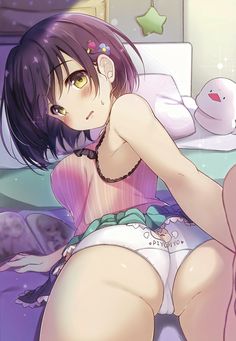Cute hentai girl ass