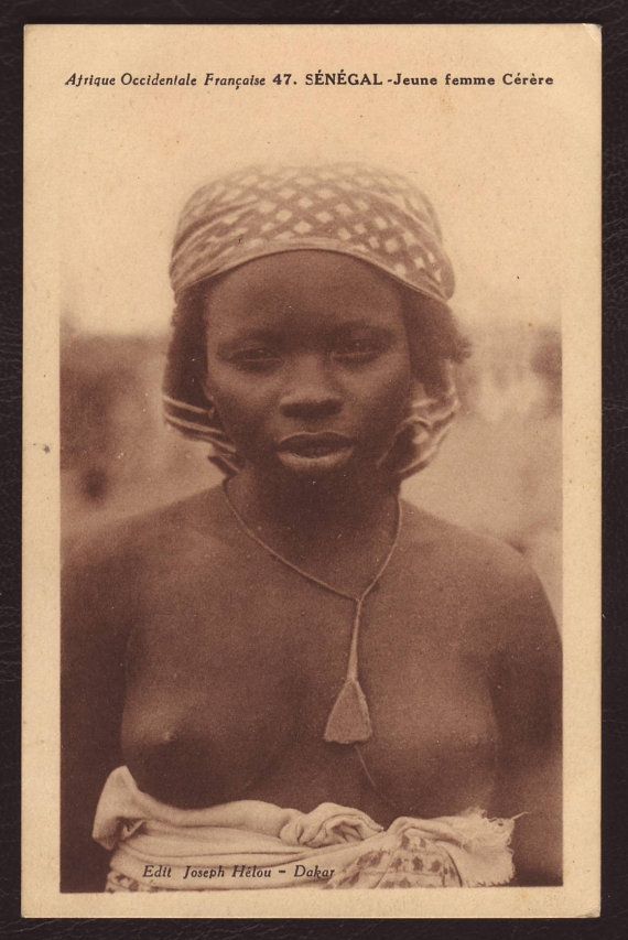 Vintage nude african girls