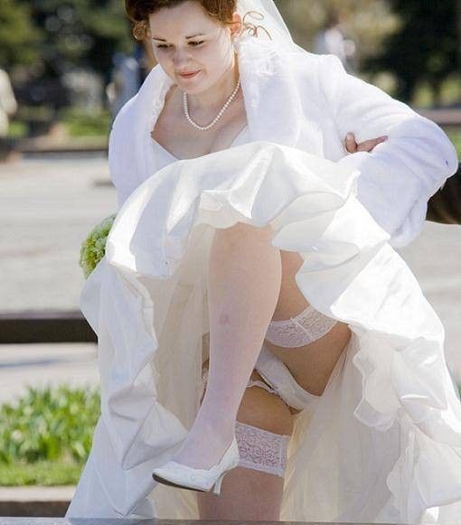 Bride wedding voyeur oops