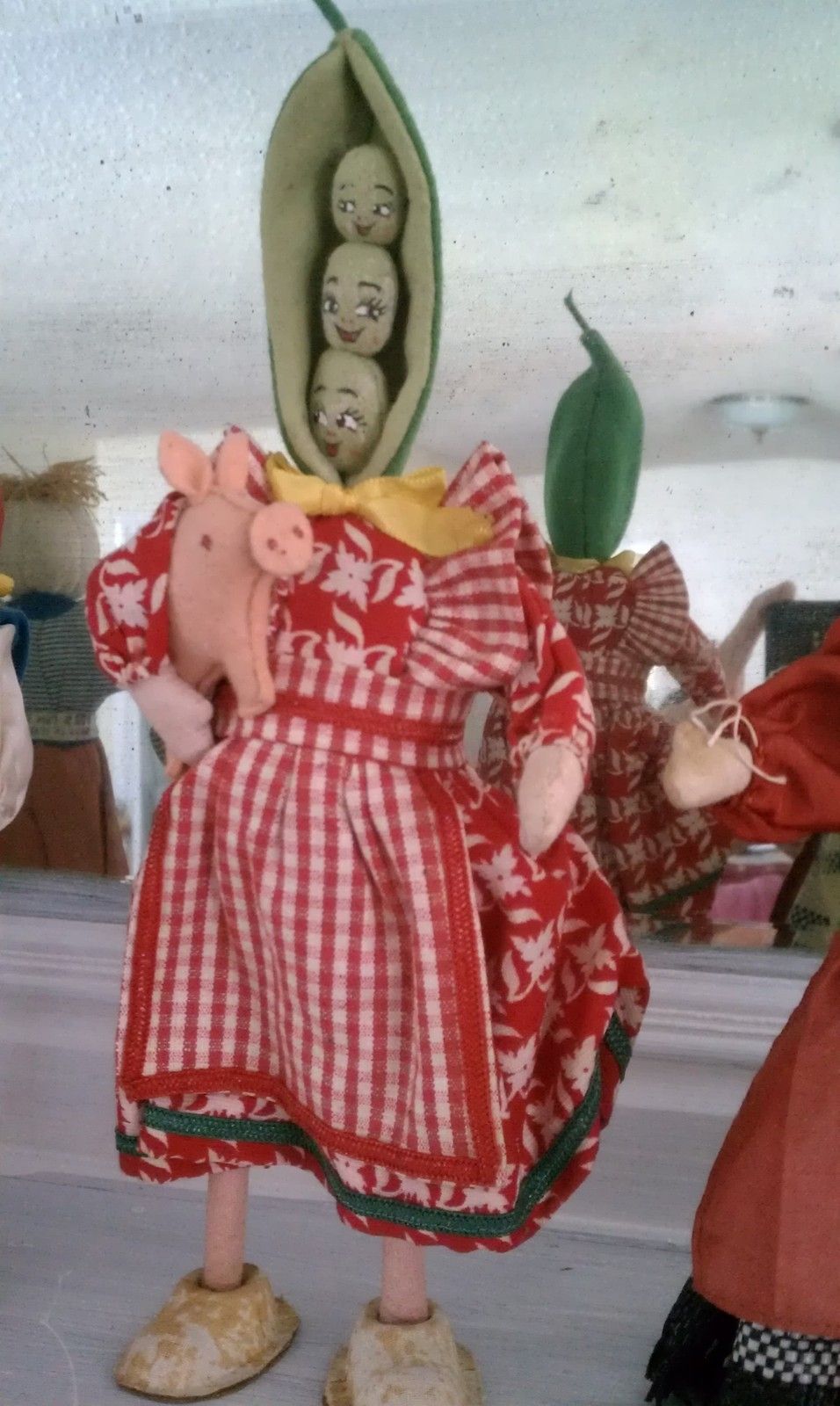 Vintage veggie dolls pattern