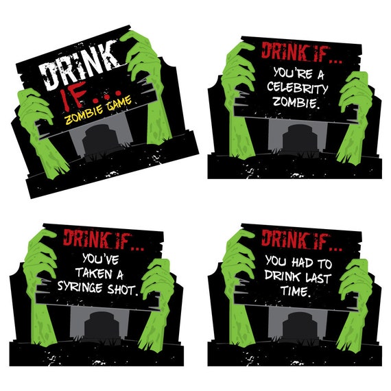 Adult halloween party game