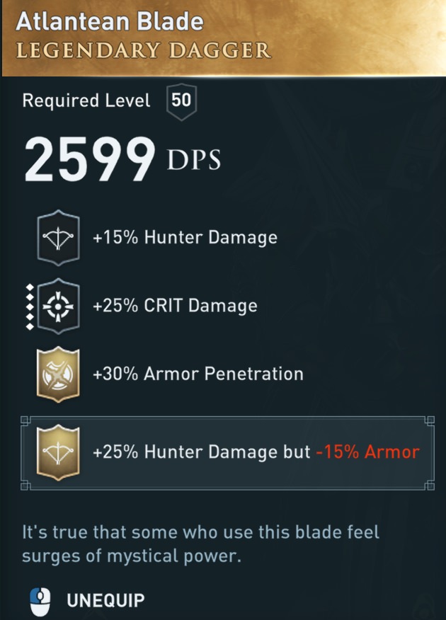 Hunter armor penetration minimum