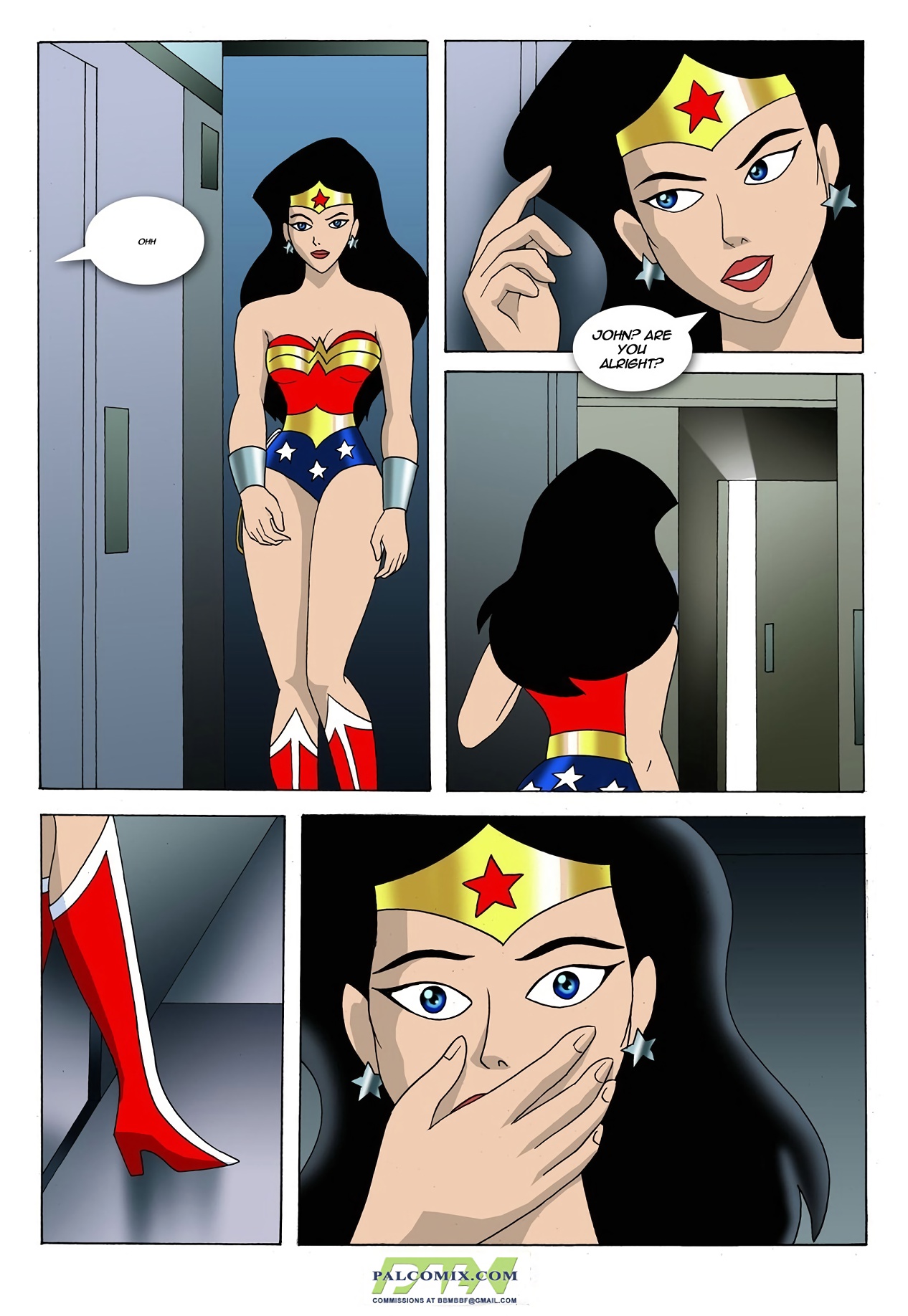 League justice porn wonder comic woman