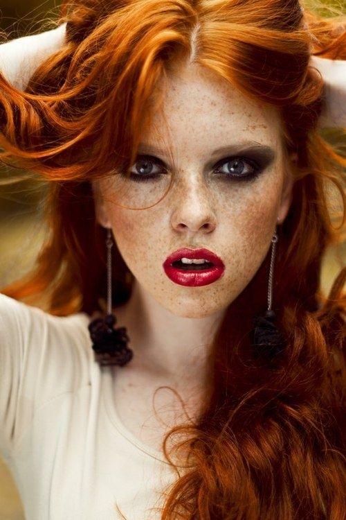 Sexy nude red heads with freckles