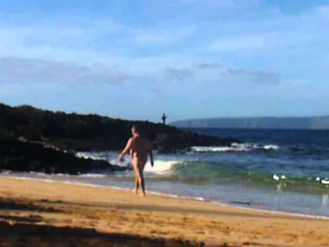 Nude beach on maui