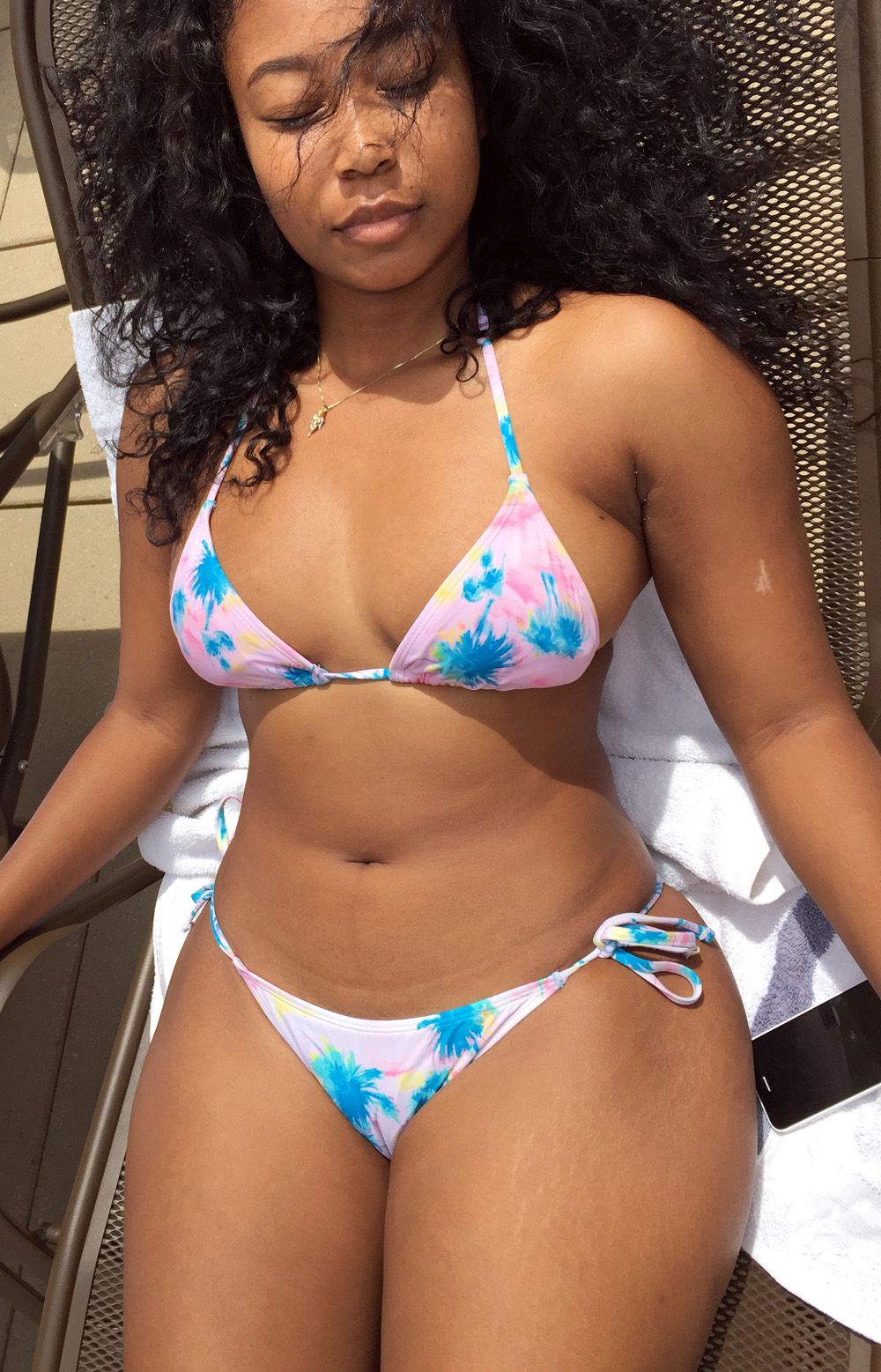 Thick black women bikini