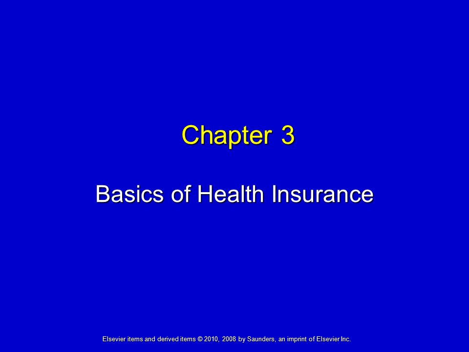 Health adult insurance basics