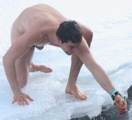 Bear grylls nude penis pissing